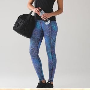 Lululemon Speed Tight V Galaxy Leggings